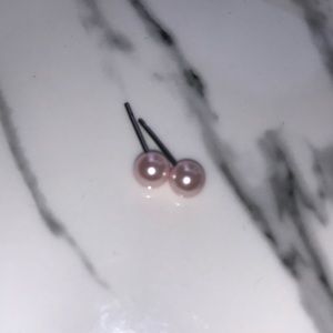 Jewelry - Baby pink pearl earrings Jewelry - Baby pink pearl earrings